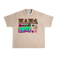 French Oak mama needs a drink Urban Heavy Tee - Zillion Design Studio