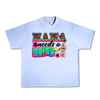 Grape Ice mama needs a drink Urban Heavy Tee - Zillion Design Studio