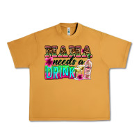 Peanut Butter mama needs a drink Urban Heavy Tee - Zillion Design Studio