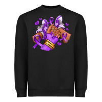 Domestic Violence Afro Girl Sneakers Heavyweight Sweatshirt | Teevron