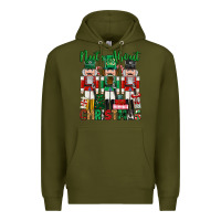 Army Green nuts about christmas Premium Hoodie - MaliasSmallBusiness