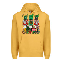 Mustard nuts about christmas Premium Hoodie - MaliasSmallBusiness