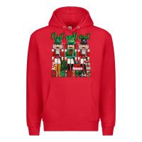 Red nuts about christmas Premium Hoodie - MaliasSmallBusiness