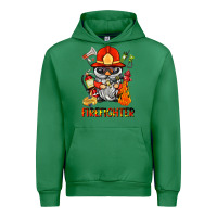 Emerald firefighter gnome Urban Hoodie - BarkalooDesign
