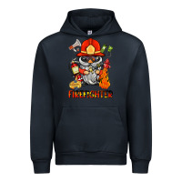 Navy firefighter gnome Urban Hoodie - BarkalooDesign