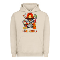 Pigment French Oak firefighter gnome Urban Hoodie - BarkalooDesign
