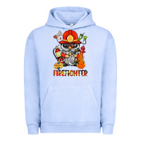Pigment Grape Ice firefighter gnome Urban Hoodie - BarkalooDesign