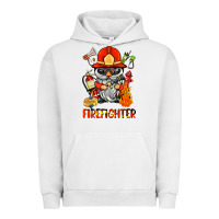 Pigment Lunar Rock firefighter gnome Urban Hoodie - BarkalooDesign