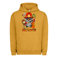 Pigment Peanut Butter firefighter gnome Urban Hoodie - BarkalooDesign