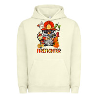 Pigment Pistachio firefighter gnome Urban Hoodie - BarkalooDesign