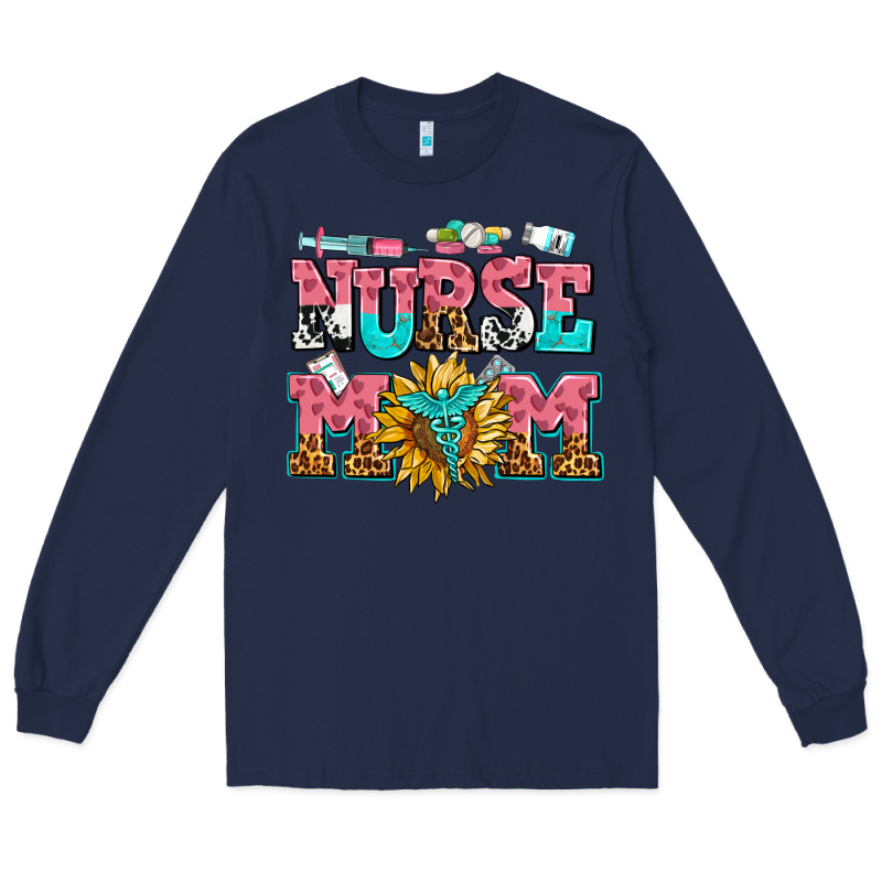 Nurse Mom Long Sleeve Tee by AdoDesignShop | Teevron