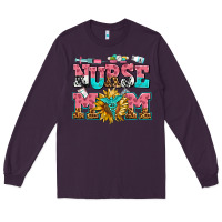 Plum nurse mom Long Sleeve Tee - AdoDesignShop