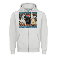 Dove Grey black angus Simmental charolais Zipper Hoodie - JahusDesignShop