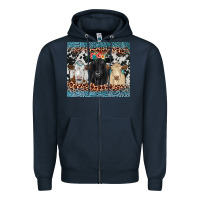 Navy black angus Simmental charolais Zipper Hoodie - JahusDesignShop