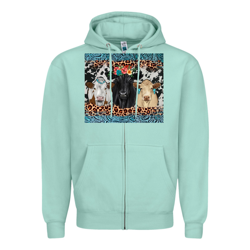 Black Angus Simmental Charolais Zipper Hoodie by JahusDesignShop | Teevron