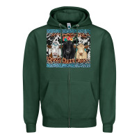 Sports Green black angus Simmental charolais Zipper Hoodie - JahusDesignShop