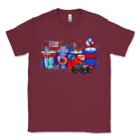 Burgundy american drink Classic Tee - RacoonDesign