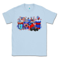 Dusty Blue american drink Classic Tee - RacoonDesign
