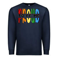Navy proud to be me Premium Sweatshirt - MaliasSmallBusiness
