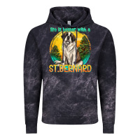 Cloud Black life is better with a st.bernard Vintage Hoodie - texasbilliewilder
