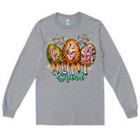 Heather Grey egg hunt squad Long Sleeve Tee - RacoonDesign