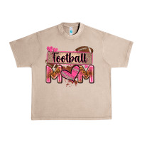French Oak football mom with leopard Urban Heavy Tee - Zillion Design Studio