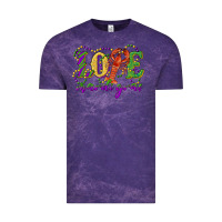 Cloud Purple love with crawfish mardi gras Vintage Tee - RanaPortraitStore