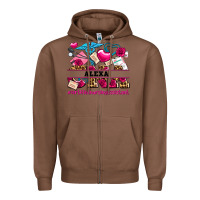 Chestnut costom name valentines day cna certified nursing Zipper Hoodie - AdoDesignShop