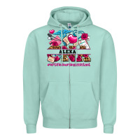 Seafoam costom name valentines day cna certified nursing Zipper Hoodie - AdoDesignShop