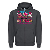 Smoke costom name valentines day cna certified nursing Zipper Hoodie - AdoDesignShop