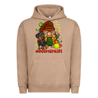 Pigment Burro dog mom  life gnome Urban Hoodie - BarkalooDesign