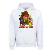 White dog mom  life gnome Urban Hoodie - BarkalooDesign