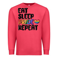 Cardinal eat sleep pride repeat Premium Sweatshirt - MaliasSmallBusiness