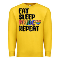 Lemon eat sleep pride repeat Premium Sweatshirt - MaliasSmallBusiness