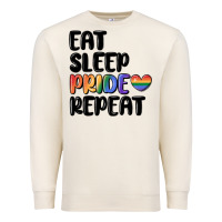 Sandshell eat sleep pride repeat Premium Sweatshirt - MaliasSmallBusiness