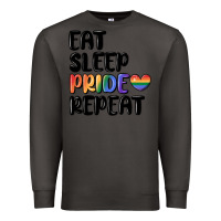 Smoke eat sleep pride repeat Premium Sweatshirt - MaliasSmallBusiness