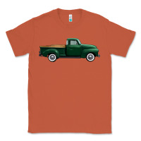 Copper western green truck right side view 1 Classic Tee - FaDigitalArtStudio