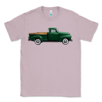 Lilac western green truck right side view 1 Classic Tee - FaDigitalArtStudio