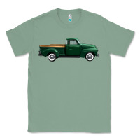 Sage western green truck right side view 1 Classic Tee - FaDigitalArtStudio