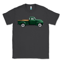 Smoke western green truck right side view 1 Classic Tee - FaDigitalArtStudio