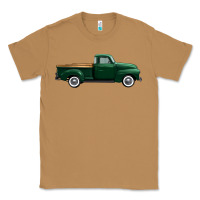 Toasted Coconut western green truck right side view 1 Classic Tee - FaDigitalArtStudio