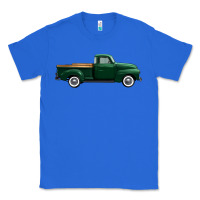 True Royal western green truck right side view 1 Classic Tee - FaDigitalArtStudio