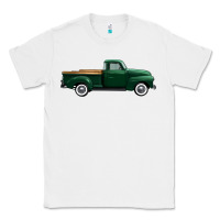 White western green truck right side view 1 Classic Tee - FaDigitalArtStudio