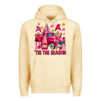 Pina Colada Tis' the season pink Christmas gnomes truck Premium Hoodie - NancyCooperArtShop