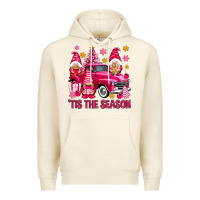 Tofu Tis' the season pink Christmas gnomes truck Premium Hoodie - NancyCooperArtShop
