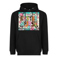 Black easter nurse Heavyweight Hoodie - NancyCooperArtShop