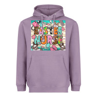 Lavender easter nurse Heavyweight Hoodie - NancyCooperArtShop