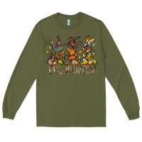 Army Green egg hunter Long Sleeve Tee - RacoonDesign