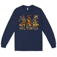 Navy egg hunter Long Sleeve Tee - RacoonDesign