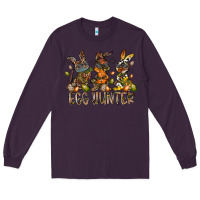 Plum egg hunter Long Sleeve Tee - RacoonDesign